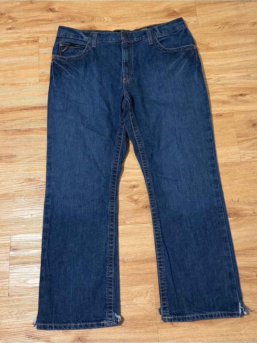 Ariat M4 Relaxed Boot Men’s Work Pant Blue Jeans Flame Resistant Cat 2 38x30